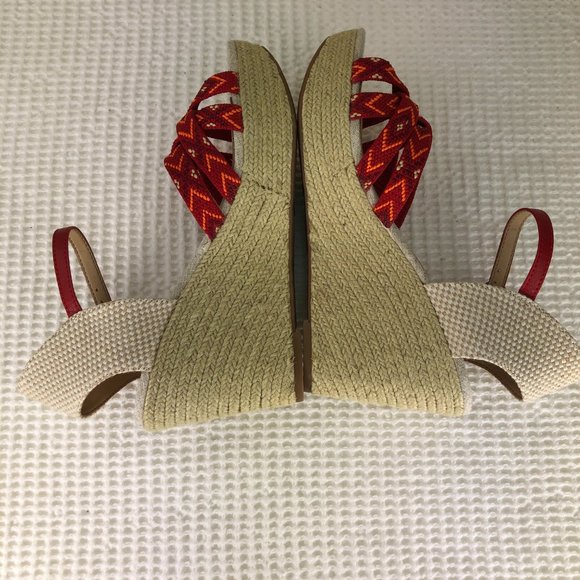 NEW! LUCKY BRAND 'MAHIMA"' platform wedge sandal SZ 8 - Picture 9 of 14